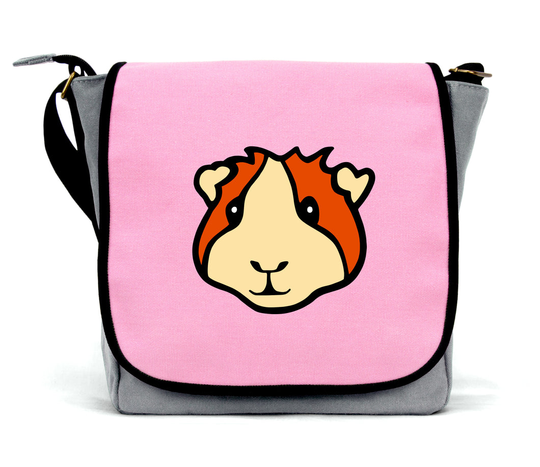 Pink Guinea Pig Messenger Bag