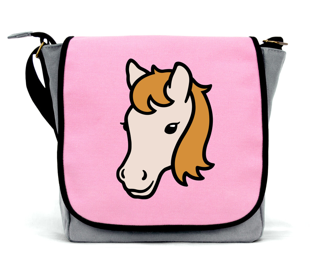 Pink Horse Messenger Bag