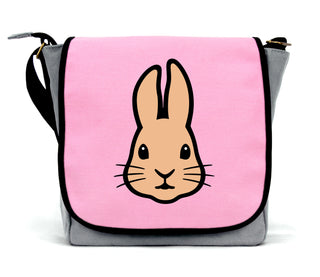 Pink Rabbit Messenger Bag