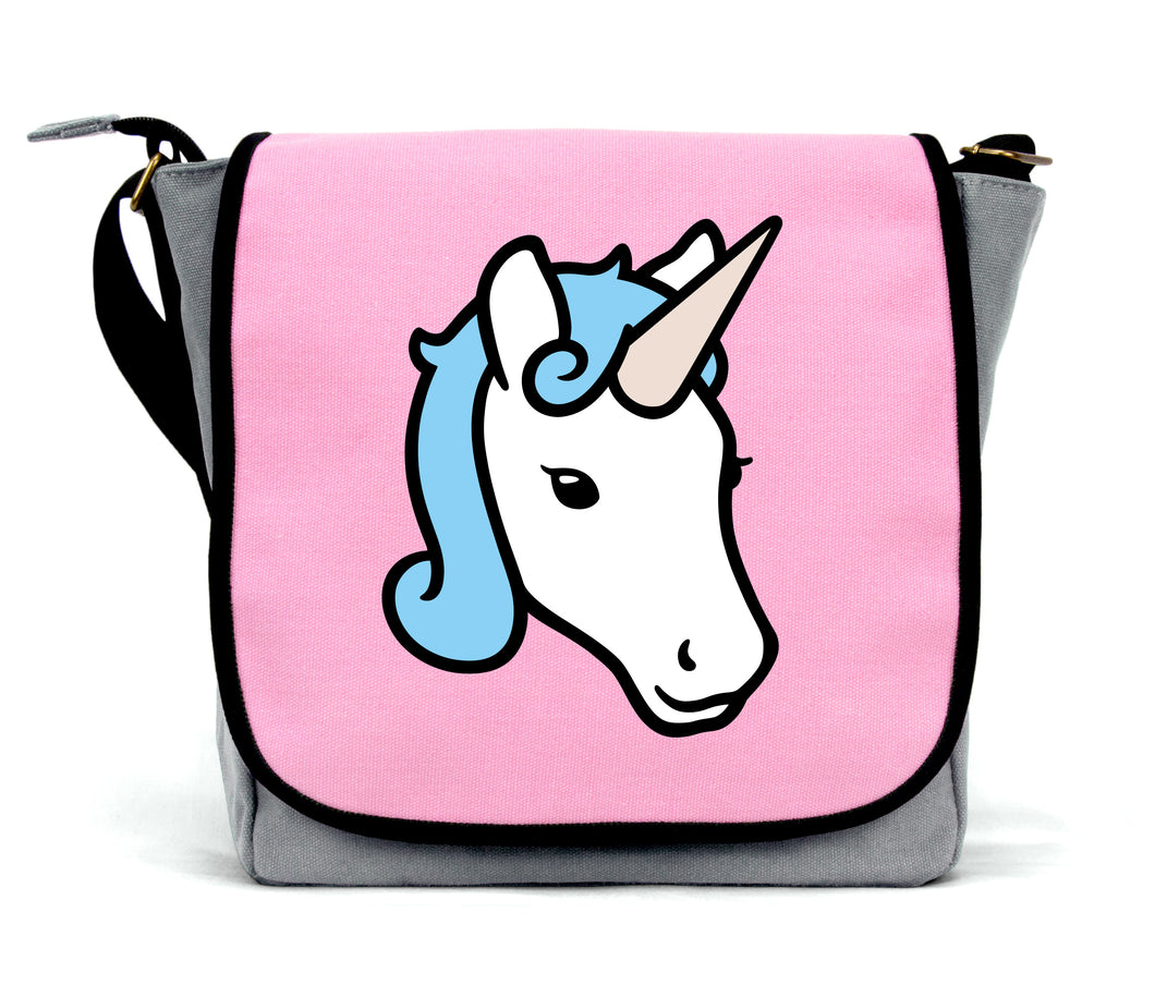 Pink Unicorn Messenger Bag
