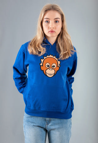 blue orangutan hoodie