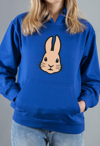 blue rabbit hoodie