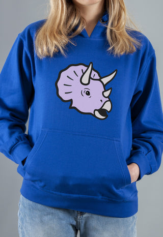 blue triceratops hoodie