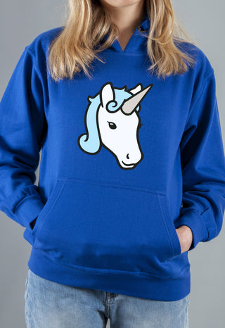 blue unicorn hoodie