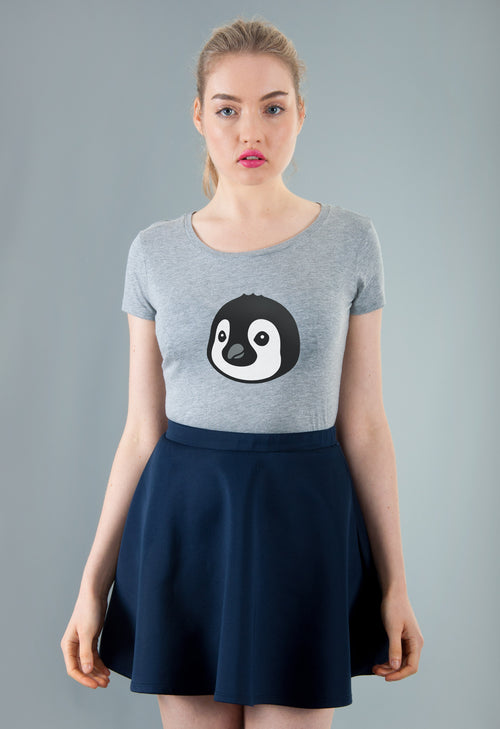 grey penguin T-shirt