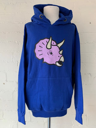 Small Unisex Triceratops Dinosaur Hoodie (clearance)