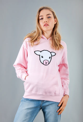 pink sheep hoodie