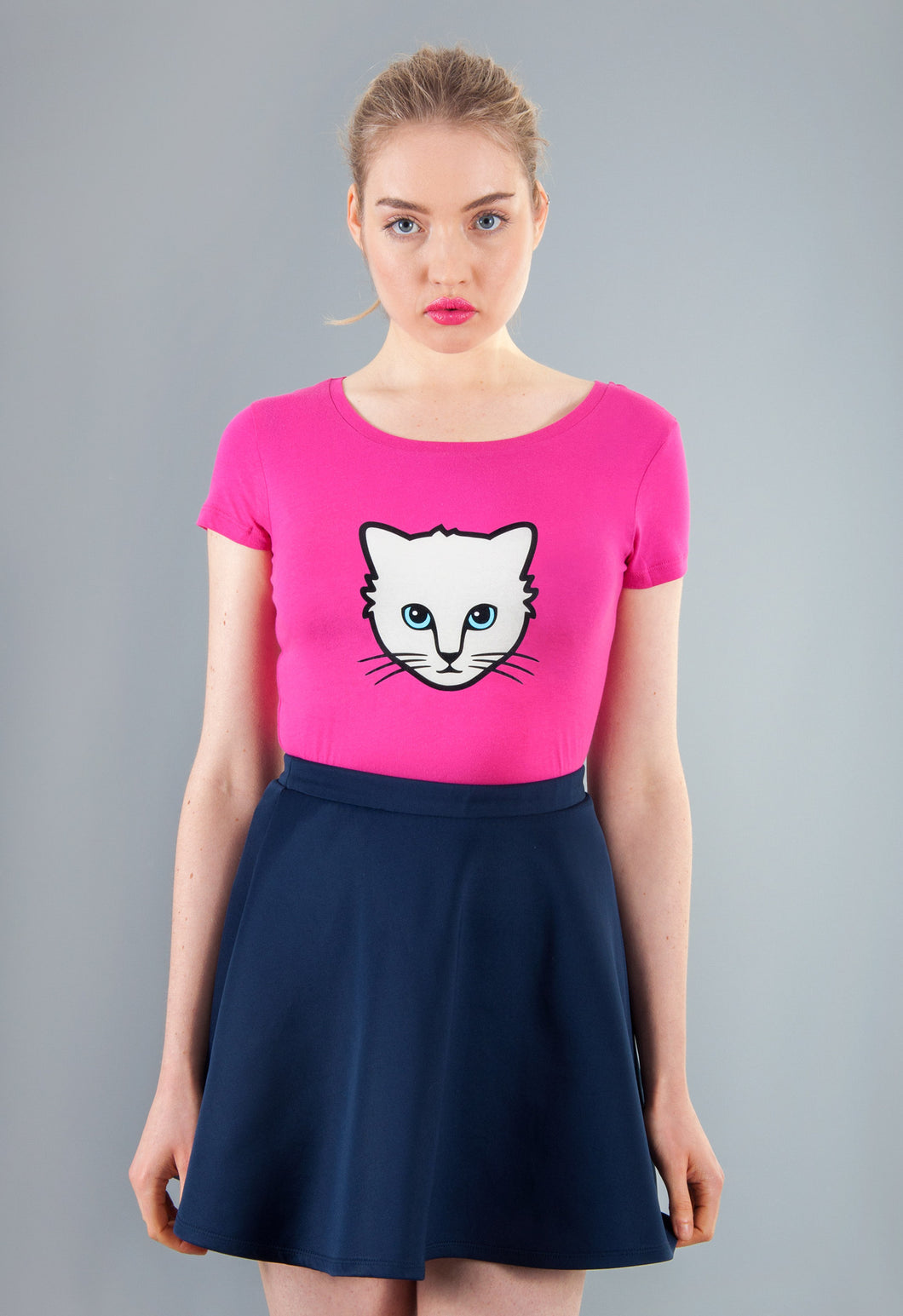 pink cat t-shirt
