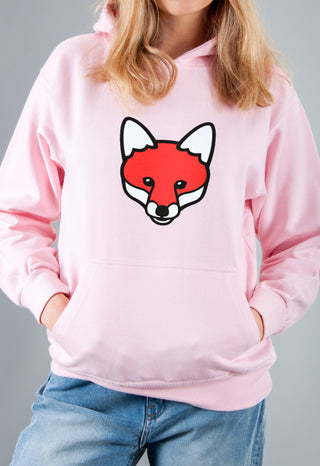pink fox hoodie