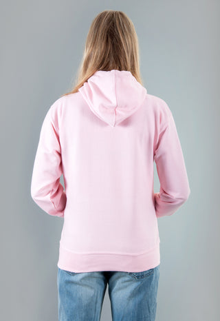pink hoodie back