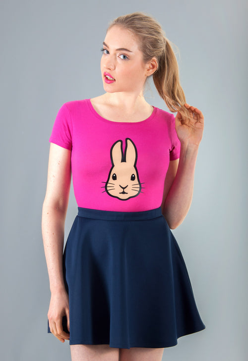 pink rabbit t-shirt