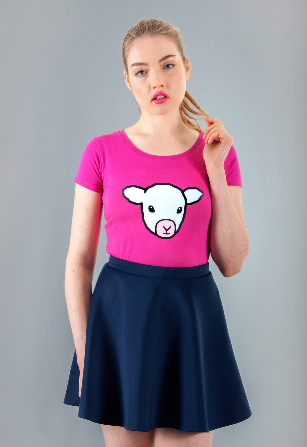 pink lamb t-shirt